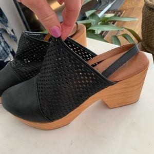 Free People Logan Natural Leather Clogs